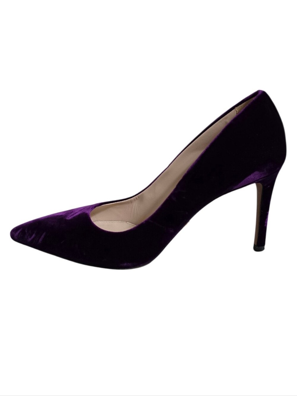 Prada Velvet Heels in Royal Purple Size 9.5 - Picture 7 of 9